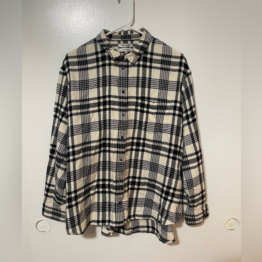 Madewell long sleeve top size L oversized